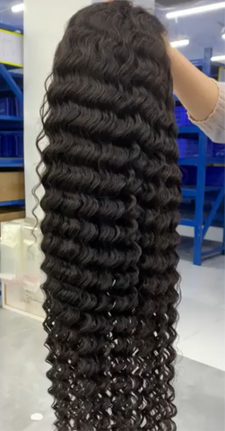 Deep Wave 13x4 Transparent Lace 200% Density